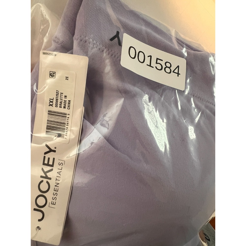 Jockey PURPLE Essentials Eco Seamfree Back Smoothing Bralette 2XL XXL - Picture 8 of 9
